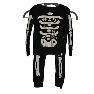 Carter's Halloween Pijama Set Skeleton Costume 3T